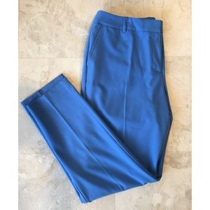 Jones New York Blue Ankle Crop Dress Pants